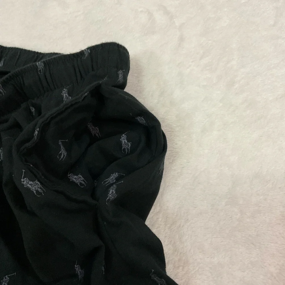 Men’s Polo Ralph Lauren Black Cotton Pajama Pants